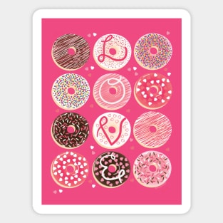 Love and Donuts Magnet